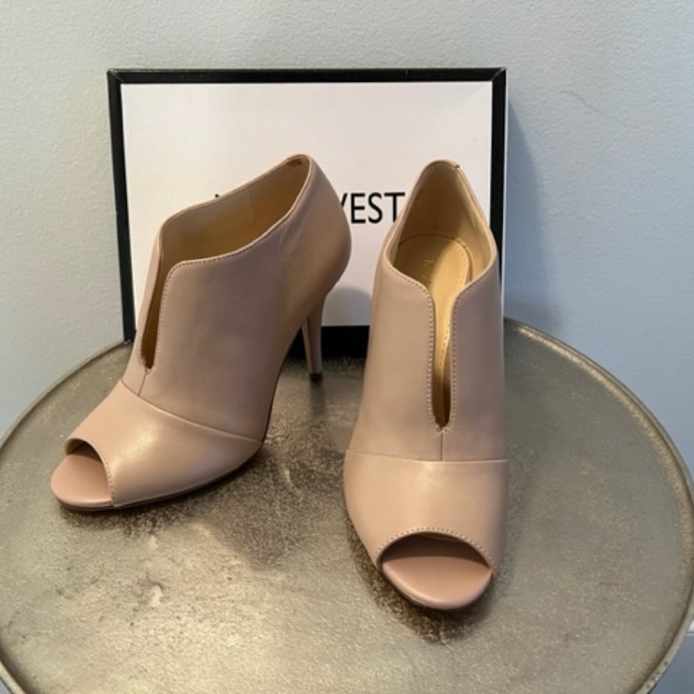 Nine West Artissa Peep-Toe Ankle Bootie